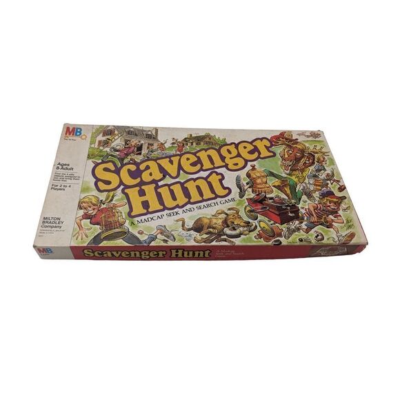 Scavenger Hunt 1983 Milton Bradley Board Game Vintage 80s - Picture 1 of 4